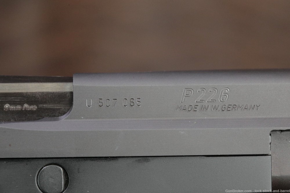 Sig Sauer West German P226 P-226 9mm DA/SA Semi-Automatic Pistol, MFD 1994-img-12