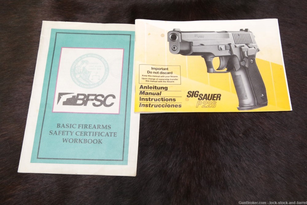 Sig Sauer West German P226 P-226 9mm DA/SA Semi-Automatic Pistol, MFD 1994-img-27