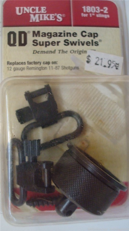 Uncle Mike's QD Magazine Swivel Cap Set for Remington 11-87 P/N 1803-2-img-0