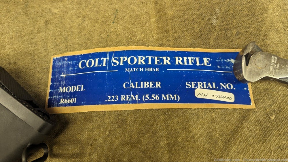 Colt AR-15A2 R6601 Blue Label HBAR Sporter 223  Pre Ban-img-22