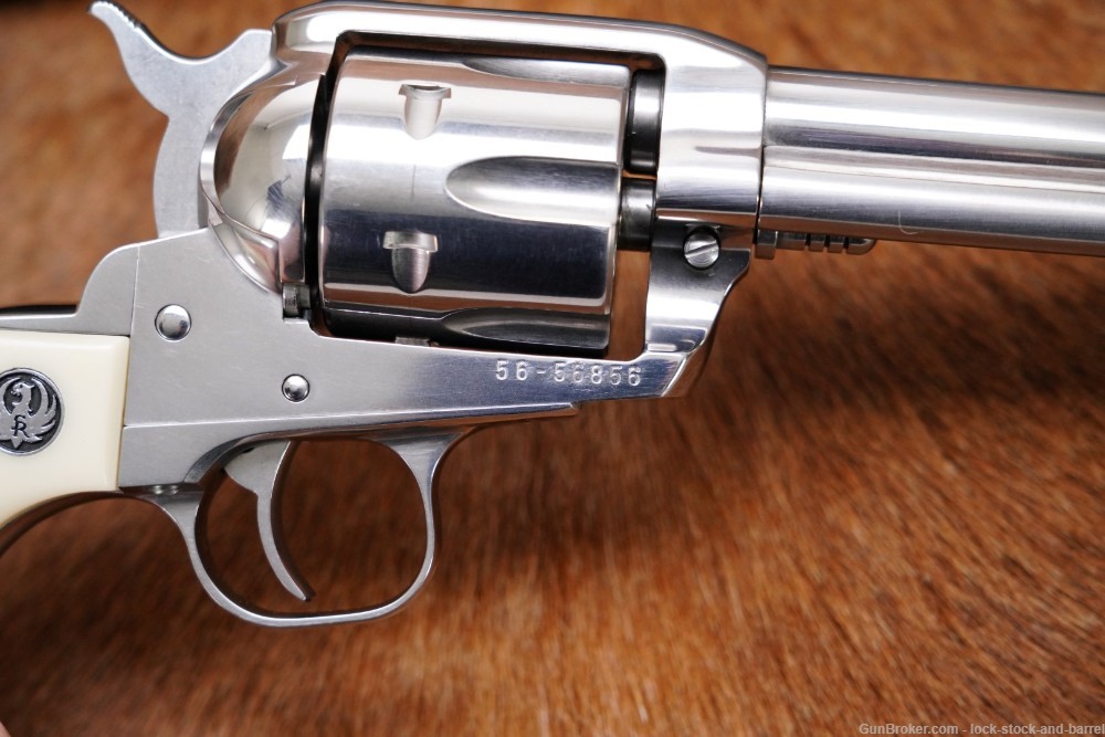Ruger Vaquero Model 00581 .357 MAG .38 SPL 4 1/2” SA Revolver & Box 1997-img-8