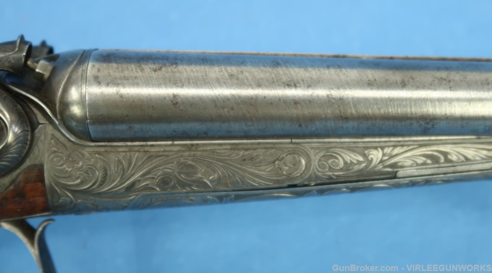 Belgium Liege Ernest Bernard Double Gun 16 Ga. Engraved Antique 1860 - 1877-img-7