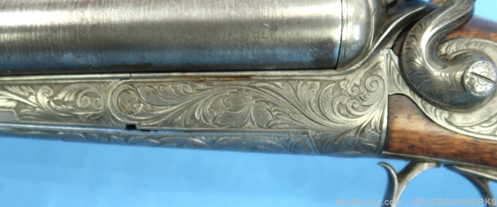 Belgium Liege Ernest Bernard Double Gun 16 Ga. Engraved Antique 1860 - 1877-img-25