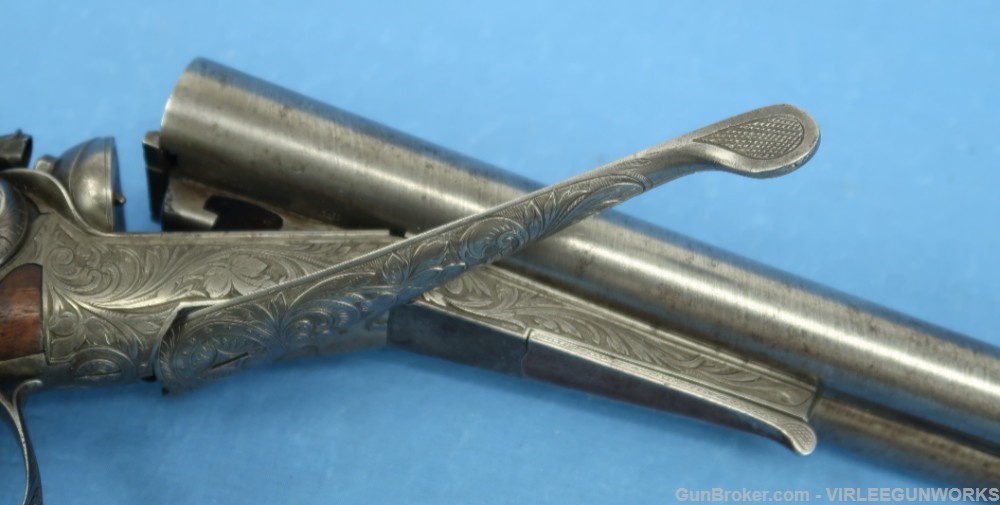 Belgium Liege Ernest Bernard Double Gun 16 Ga. Engraved Antique 1860 - 1877-img-63