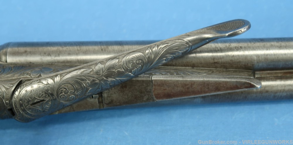 Belgium Liege Ernest Bernard Double Gun 16 Ga. Engraved Antique 1860 - 1877-img-62