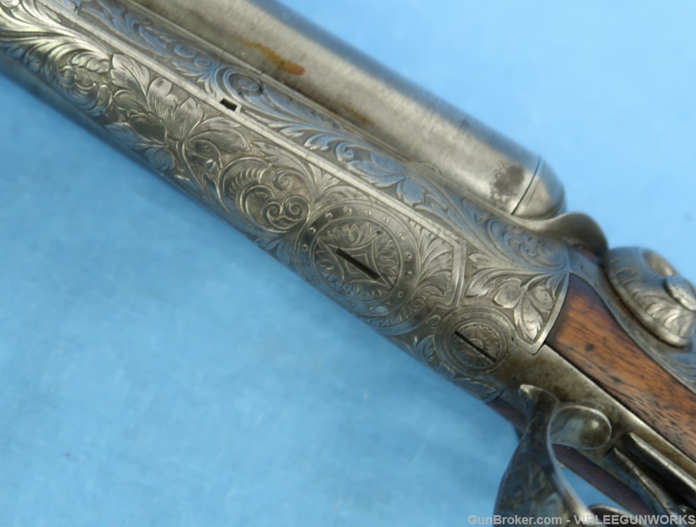 Belgium Liege Ernest Bernard Double Gun 16 Ga. Engraved Antique 1860 - 1877-img-50