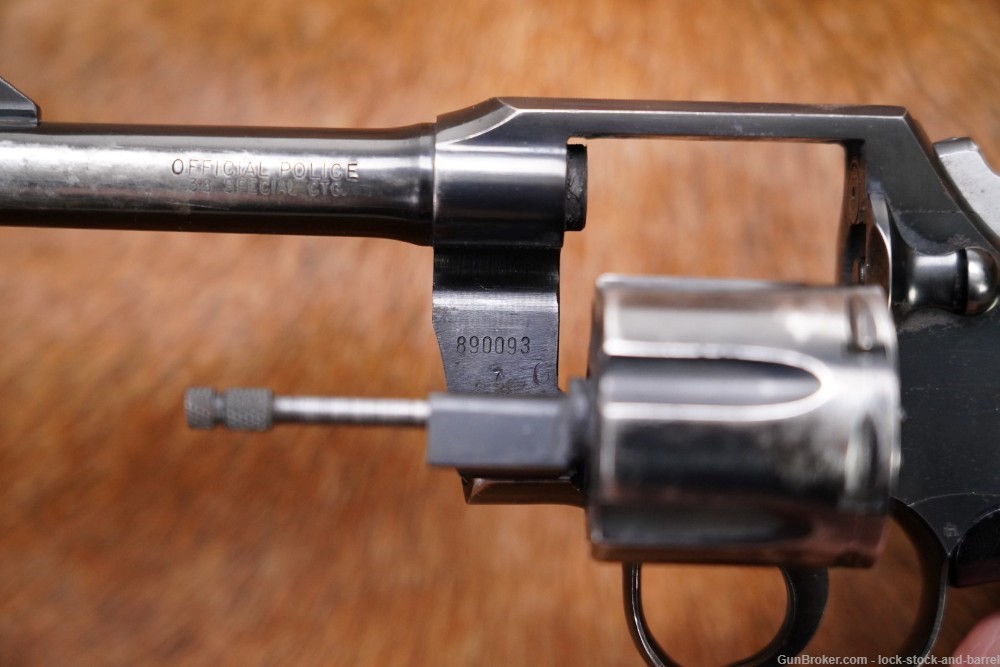 Colt Official Police .38 Special 4” Double Action SA/DA Revolver, 1963 C&R-img-13