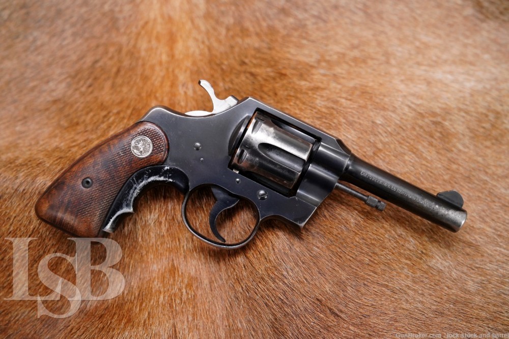 Colt Official Police .38 Special 4” Double Action SA/DA Revolver, 1963 C&R-img-0