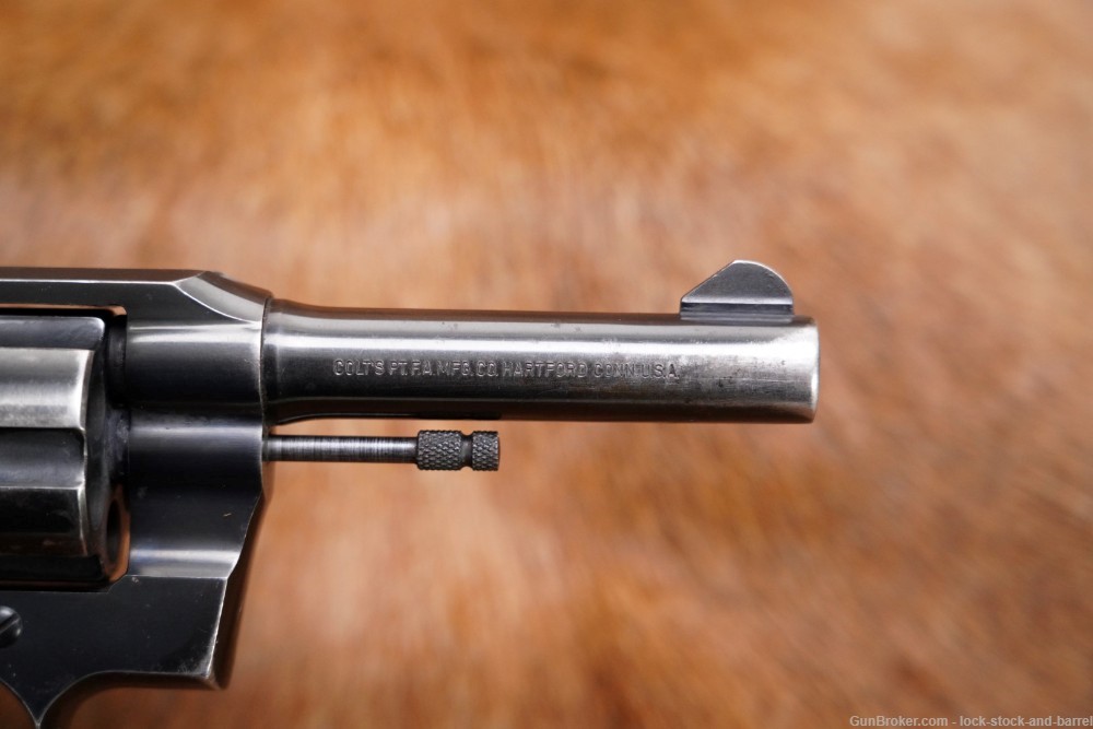 Colt Official Police .38 Special 4” Double Action SA/DA Revolver, 1963 C&R-img-11