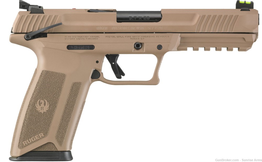Ruger 57 FDE with TWO 20 Round Mags-img-2