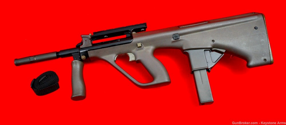 Awesome & Iconic Pre-Ban Steyr Aug 9mm 18" Barrel & Green Stock-img-5