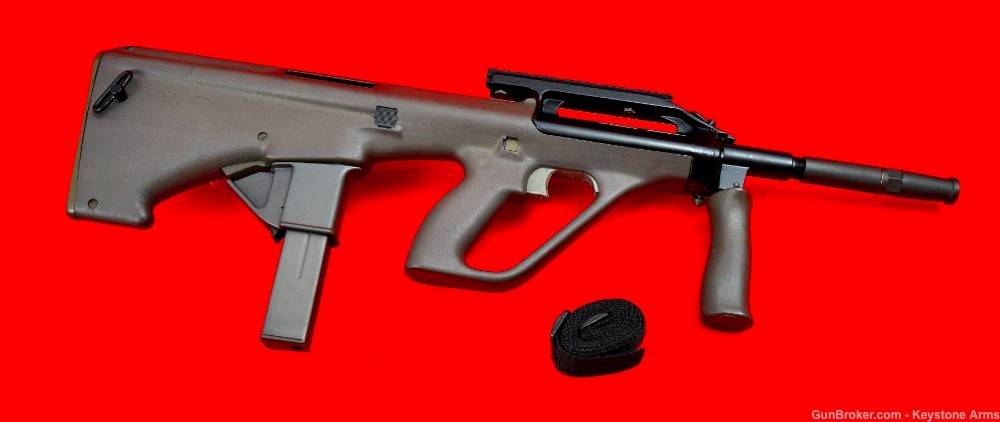 Awesome & Iconic Pre-Ban Steyr Aug 9mm 18" Barrel & Green Stock-img-11
