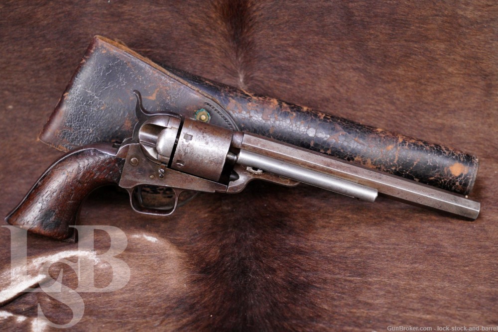 Colt 1851 U.S. Navy-Navy Richards-Mason Conversion .38 LC Revolver, Antique-img-0