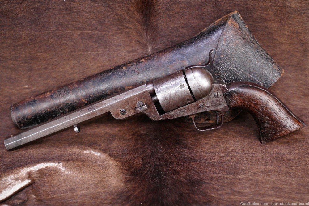 Colt 1851 U.S. Navy-Navy Richards-Mason Conversion .38 LC Revolver, Antique-img-3