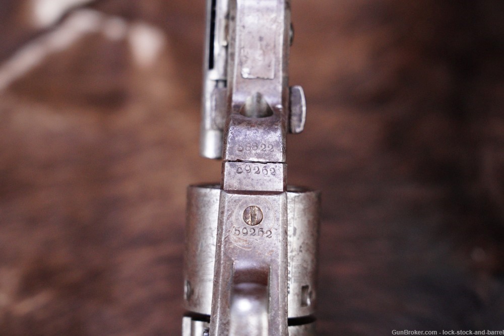 Colt 1851 U.S. Navy-Navy Richards-Mason Conversion .38 LC Revolver, Antique-img-13