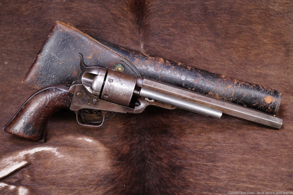 Colt 1851 U.S. Navy-Navy Richards-Mason Conversion .38 LC Revolver, Antique-img-2
