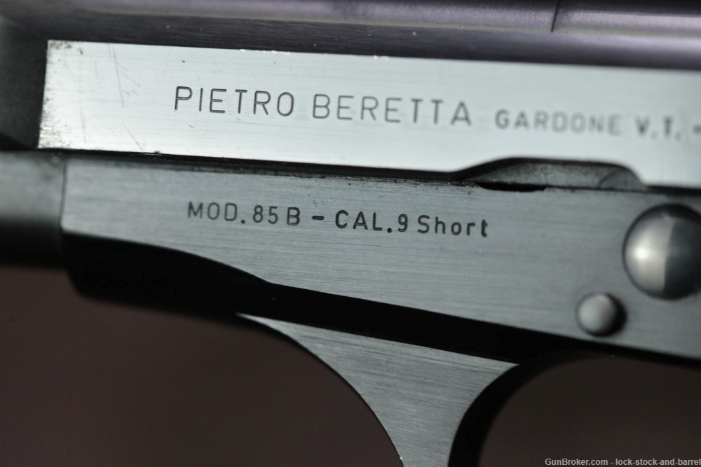 Beretta Model 85B 3.75" .380 ACP  Semi Automatic 3.75” Pistol, Box-img-14