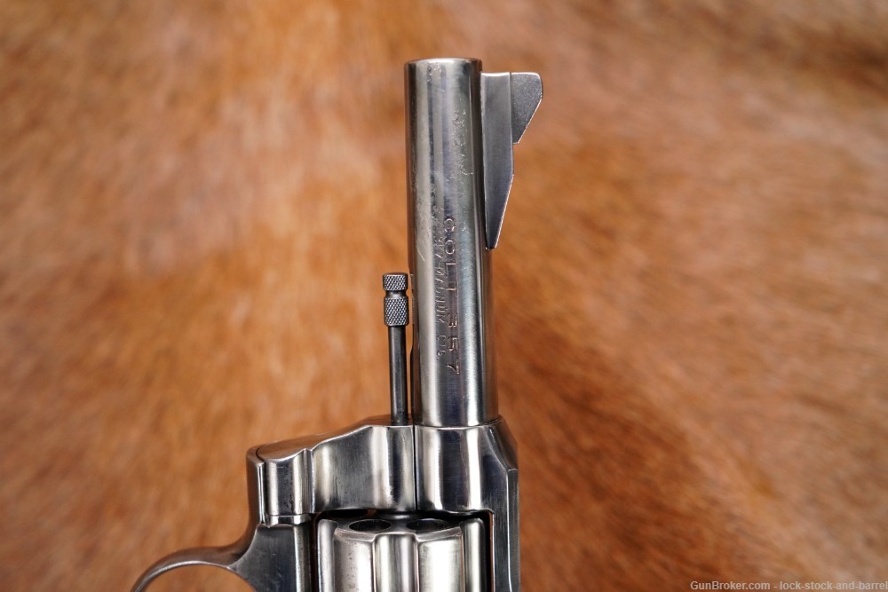Colt Three Fifty Seven 4" .357 Magnum Double Action Revolver, MFD 1958 C&R-img-9