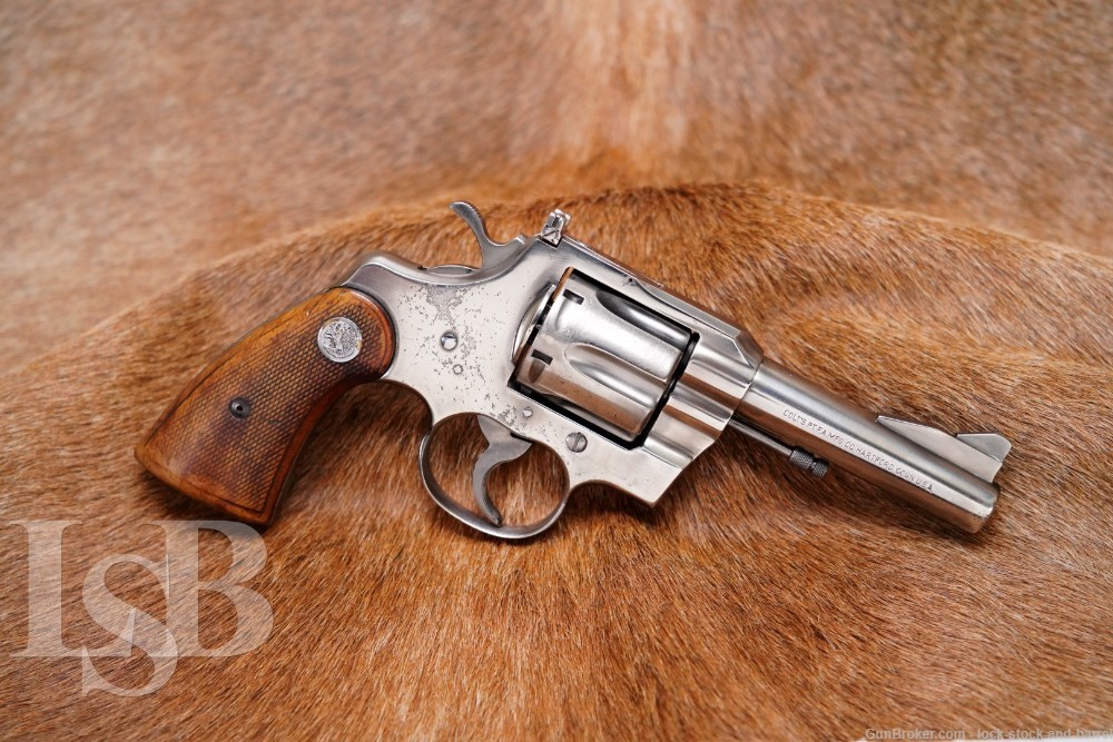 Colt Three Fifty Seven 4" .357 Magnum Double Action Revolver, MFD 1958 C&R-img-0