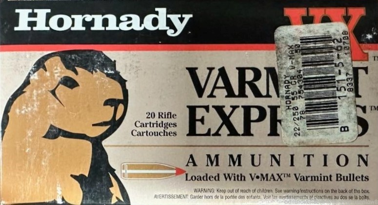 Hornady 22-250 Remington 21new  boxes-img-0