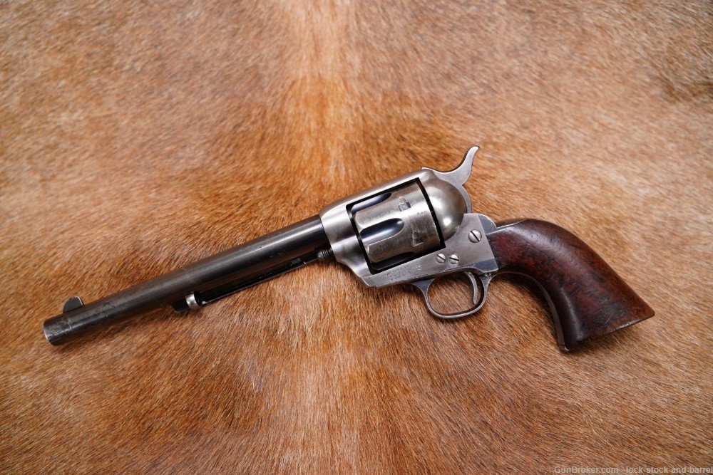 NY State Militia Pre-1895 Issue Colt Model 1873 Cavalry .45 Revolver, 1890-img-3