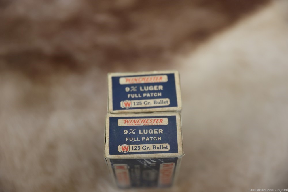 Vintage 9mm ammo 2 boxes Winchester -img-1