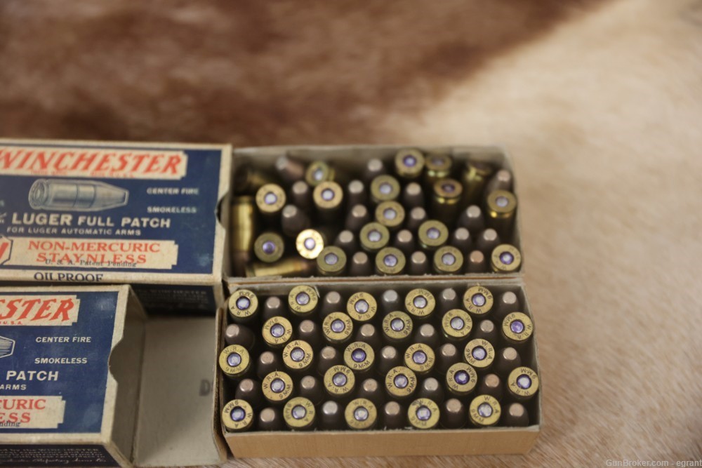 Vintage 9mm ammo 2 boxes Winchester -img-2