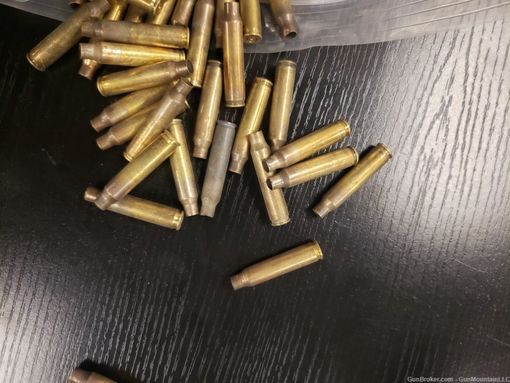 5.56x45mm NATO Brass (.223) once fired, mixed headstamps, current, 100 rnds-img-0