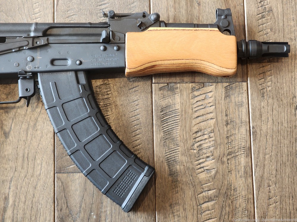 NO LAW LETTER MINI DRACO AK PISTOL Machine Gun POST SAMPLE 7.62x39 AK47-img-3