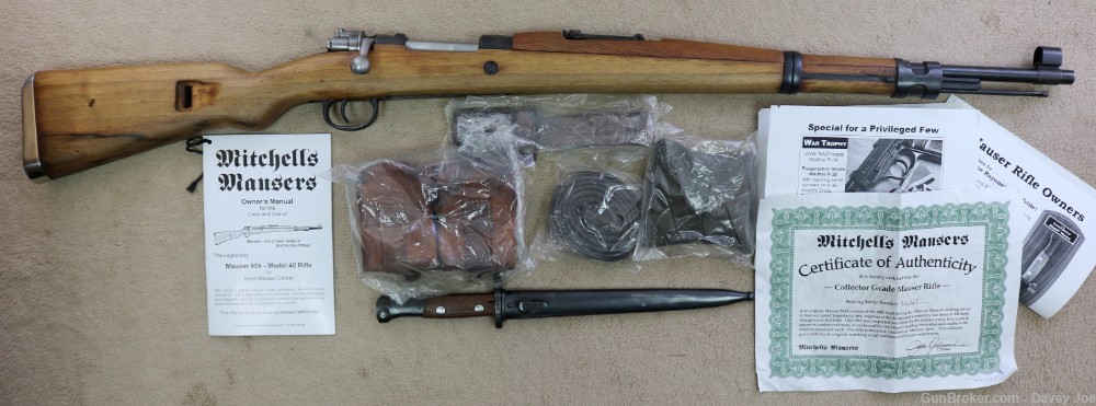 Beautiful Yugo Mauser M48A 8mm Mitchell's with bayonet & extras-img-36