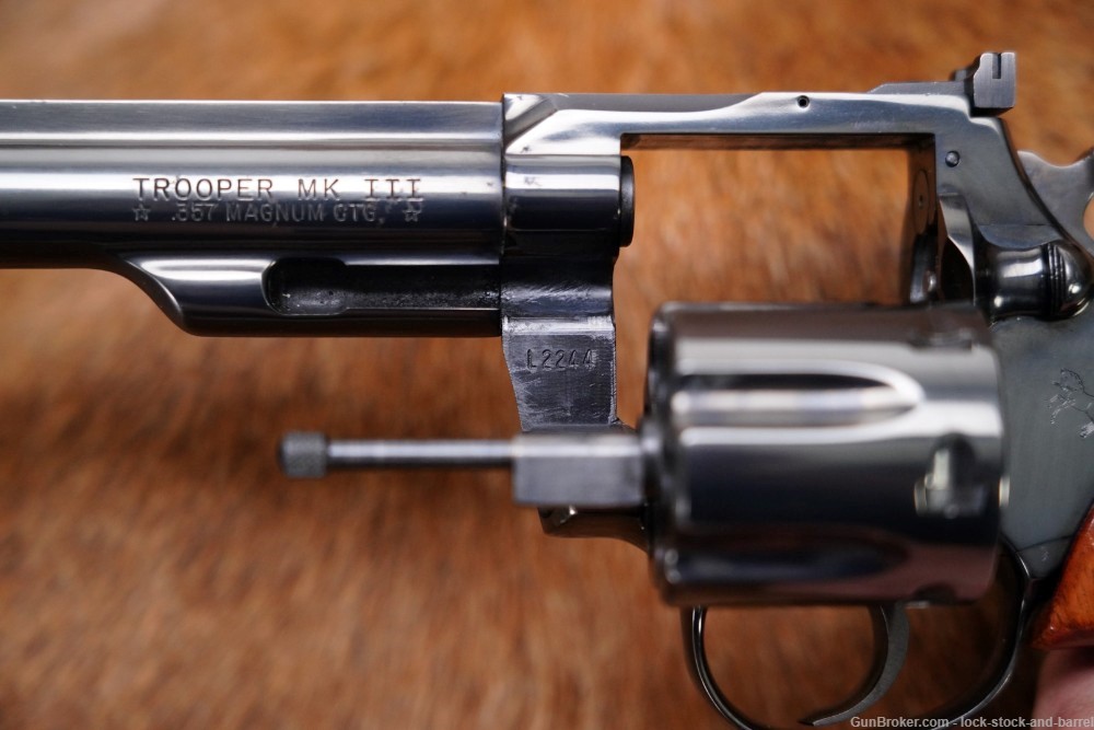 Colt Trooper Mark 3 MK III MKIII MK3 6" .357 Magnum Revolver, MFD 1976-img-11