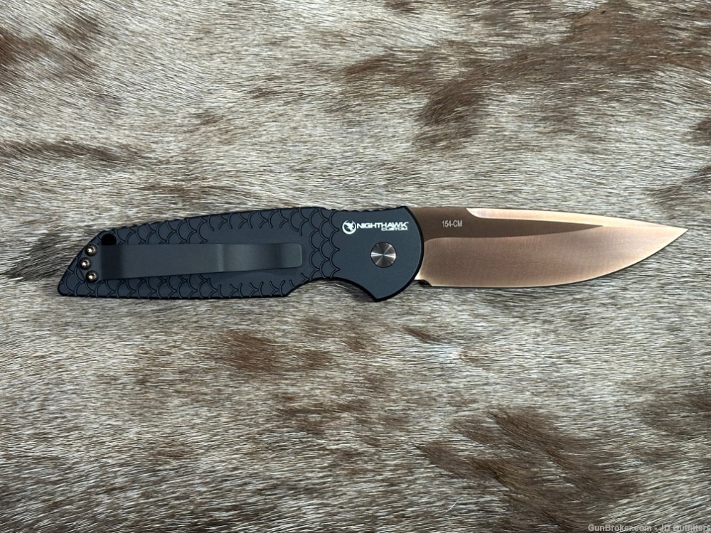 LIMITED EDITION NIGHTHAWK CUSTOM PROTECH TR3 AUTOMATIC KNIFE-img-1