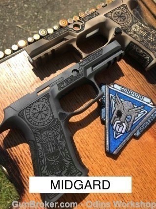Sig Sauer p320 X Carry or X Compact  Grip Mod, Laser Stippled-img-14