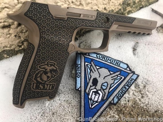 Sig Sauer p320 X Carry or X Compact  Grip Mod, Laser Stippled-img-6