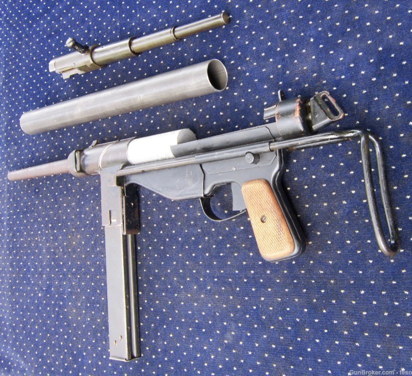 FBP Portugal 9mm SMG parts kit w/BOLT & LIVE BARREL,telescoping recoil sys-img-9