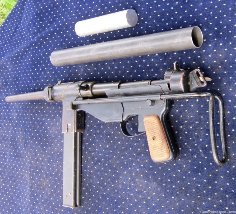 FBP Portugal 9mm SMG parts kit w/BOLT & LIVE BARREL,telescoping recoil sys-img-7