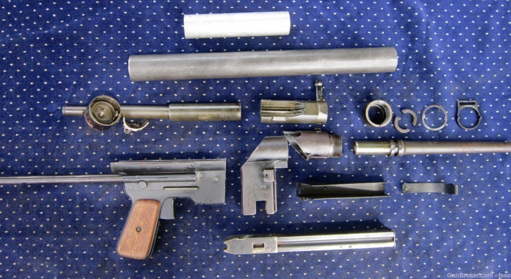 FBP Portugal 9mm SMG parts kit w/BOLT & LIVE BARREL,telescoping recoil sys-img-14