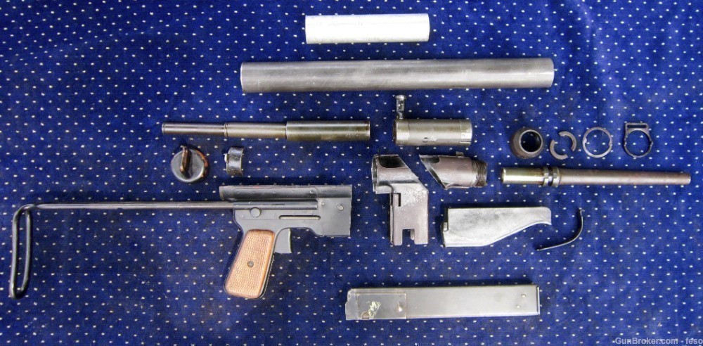 FBP Portugal 9mm SMG parts kit w/BOLT & LIVE BARREL,telescoping recoil sys-img-1