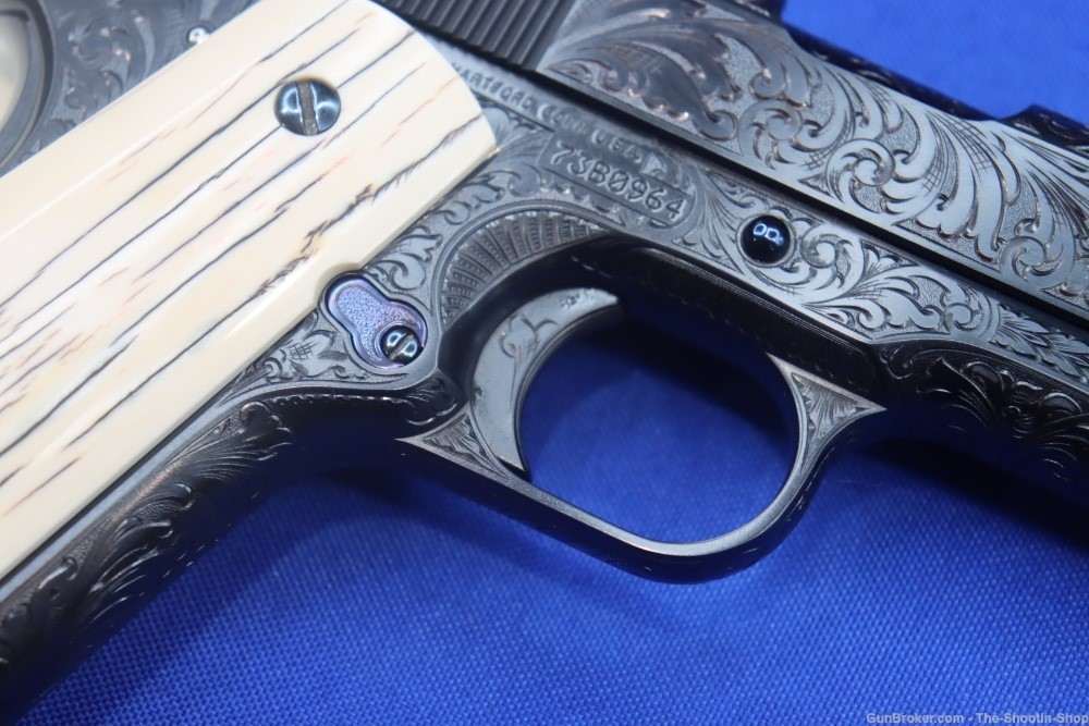 John Adams Master Engraved Colt Model 1911 Pistol 45ACP D Coverage Govt 45 -img-20