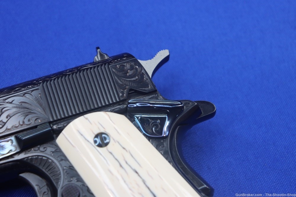 John Adams Master Engraved Colt Model 1911 Pistol 45ACP D Coverage Govt 45 -img-7