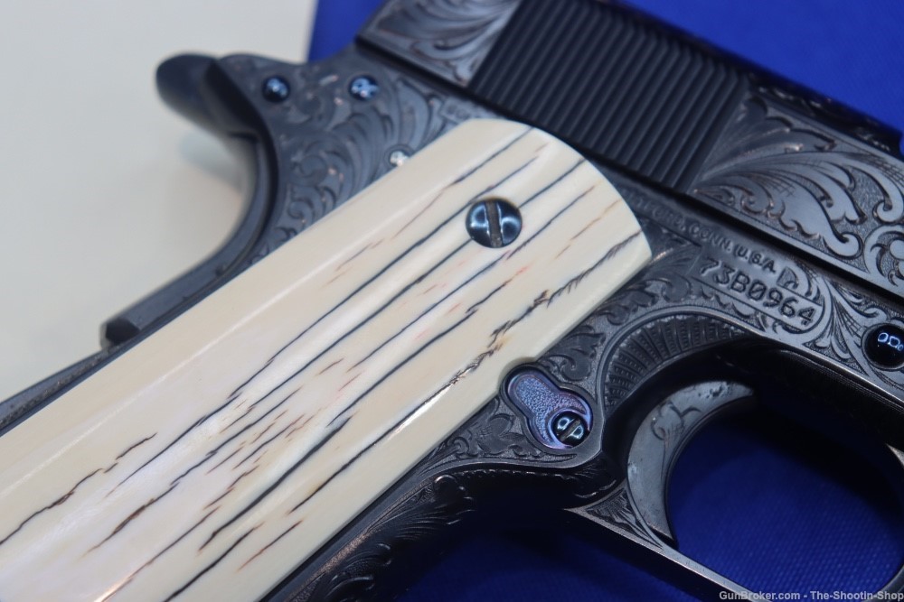 John Adams Master Engraved Colt Model 1911 Pistol 45ACP D Coverage Govt 45 -img-19