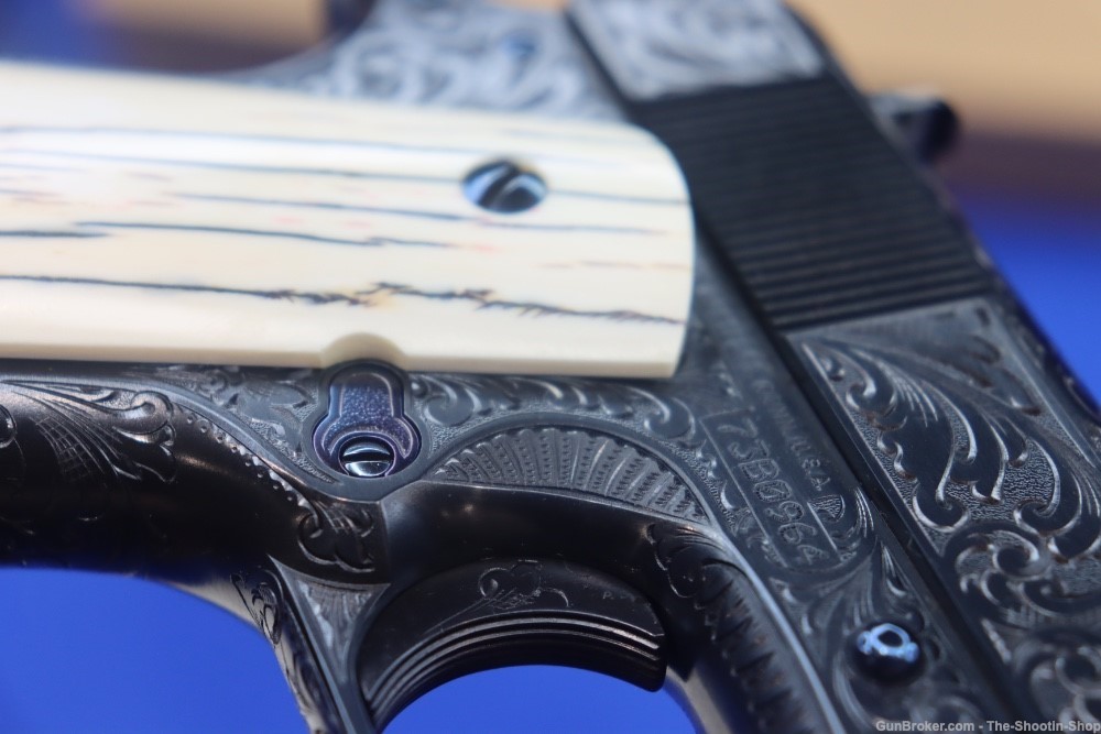 John Adams Master Engraved Colt Model 1911 Pistol 45ACP D Coverage Govt 45 -img-70