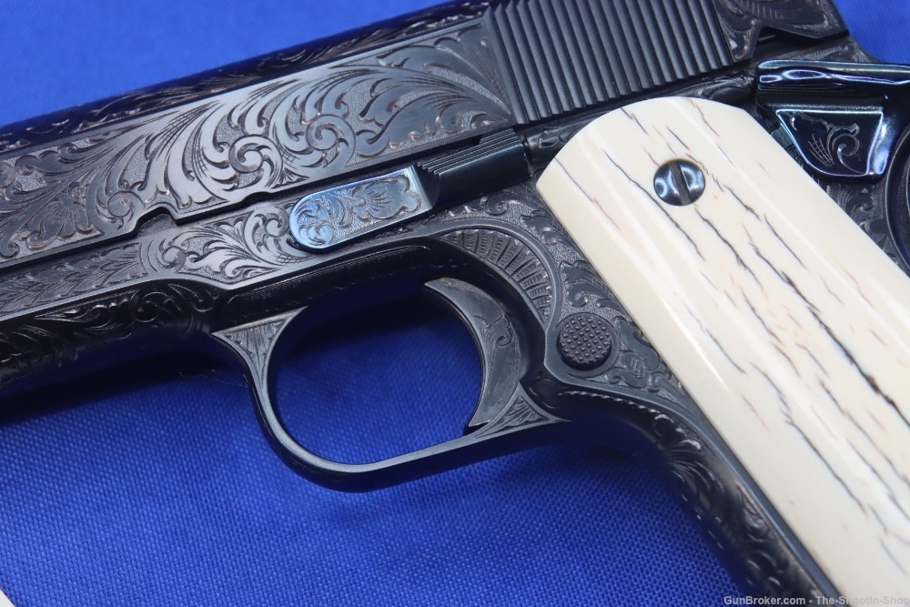 John Adams Master Engraved Colt Model 1911 Pistol 45ACP D Coverage Govt 45 -img-8