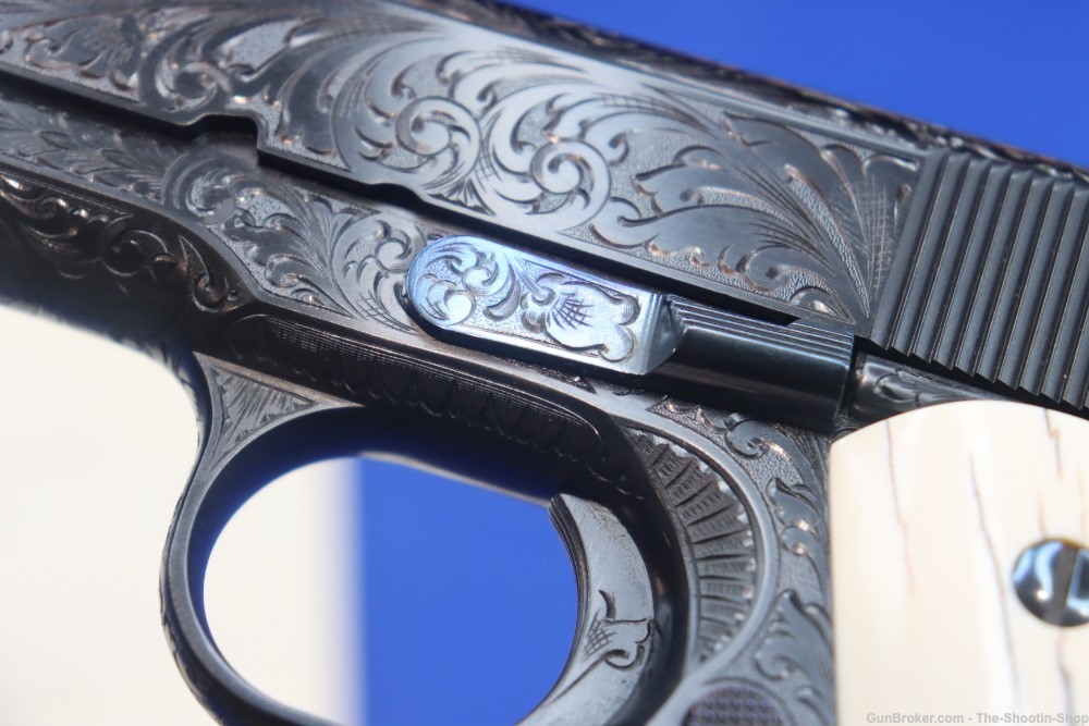 John Adams Master Engraved Colt Model 1911 Pistol 45ACP D Coverage Govt 45 -img-36