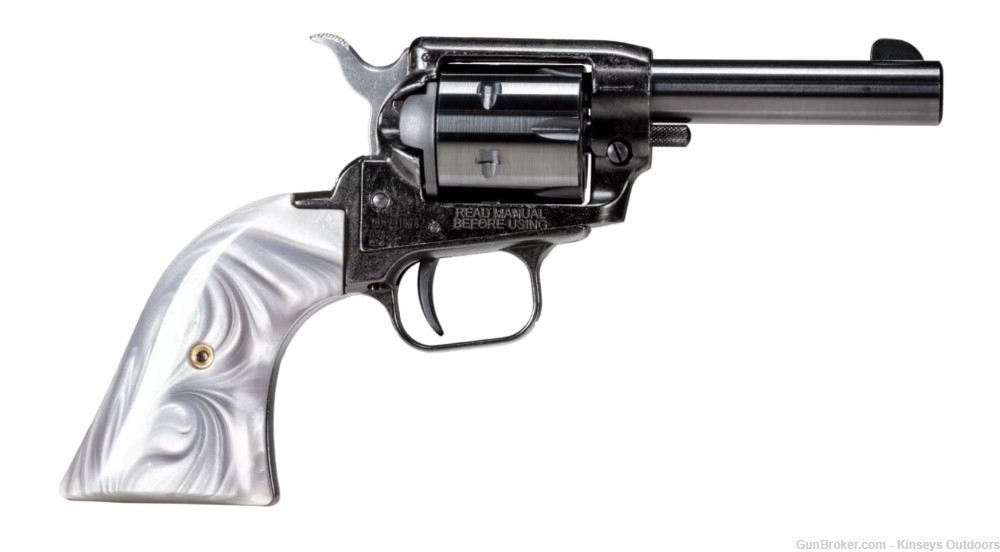 Heritage Rough Rider Barkeep Revolver 22 LR. 3" Gray Pearl 6 rd. SALE-img-0