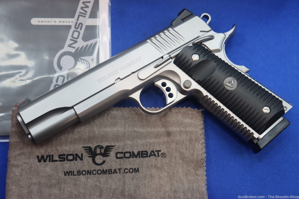 Wilson Combat Model ACP 1911 Pistol 9MM 5" Match STAINLESS G10 Grip NEW-img-30