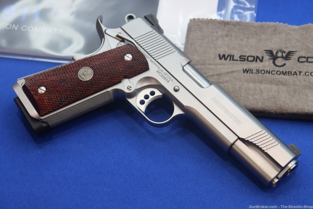 Wilson Combat Model PROTECTOR STAINLESS 1911 Pistol 45ACP 5" 8RD 45 ACP NEW-img-35