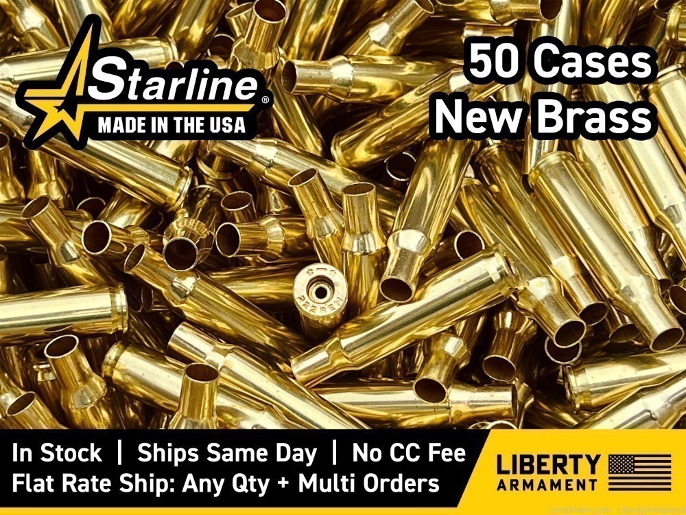 222 Remington Brass, Starline 222 Rem Brass-img-0