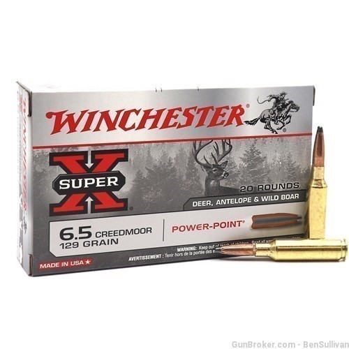 Winchester Super X 6.5 Creedmoor 129 gr - 20 Rds-img-0