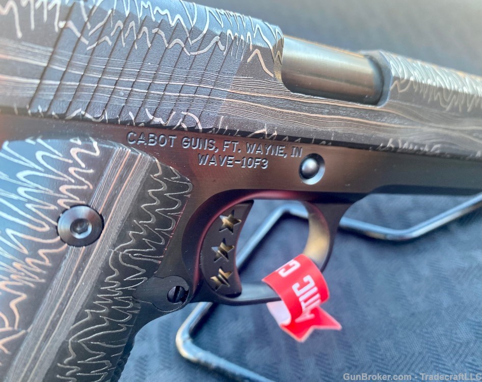 Cabot - Wave Damascus 1911 - #1 of 3 Made - Exclusive Limited Run-img-10